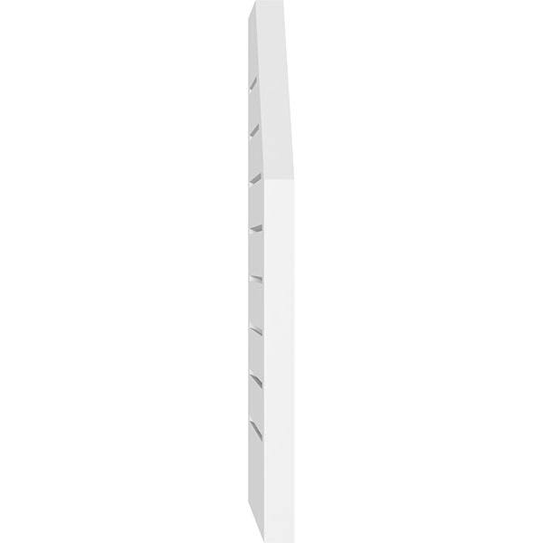 Octagonal Surface Mount PVC Gable Vent with Brickmoul S2609