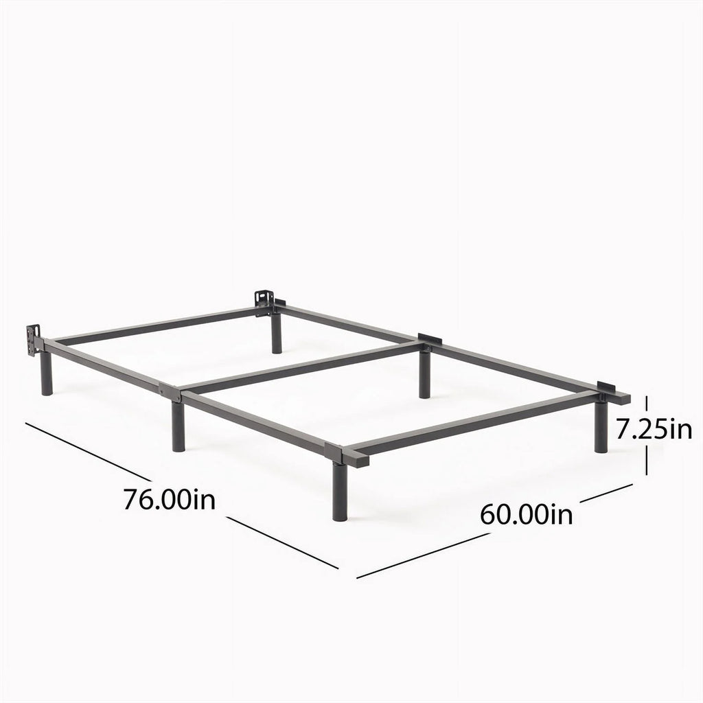 Black Metal Queen Bed Frame X551