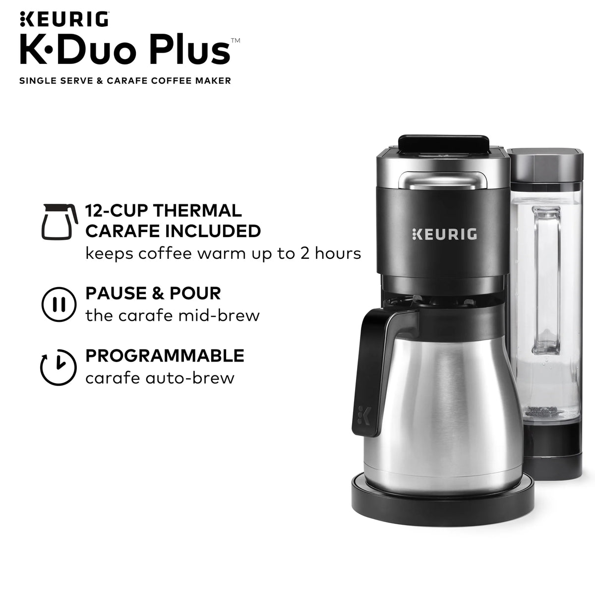 Single Serve & Carafe Coffee Maker Y85018