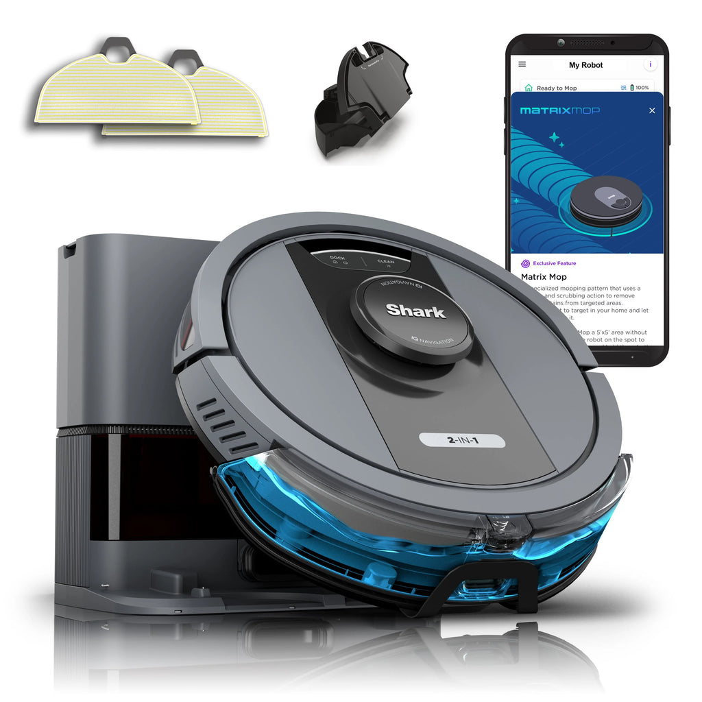 Bagless Robot Vacuum & Mop with Home Mapping F96075