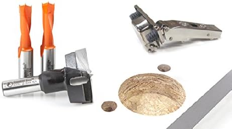 3-Pc Carbide Tipped Hinge Boring Bit Set U927