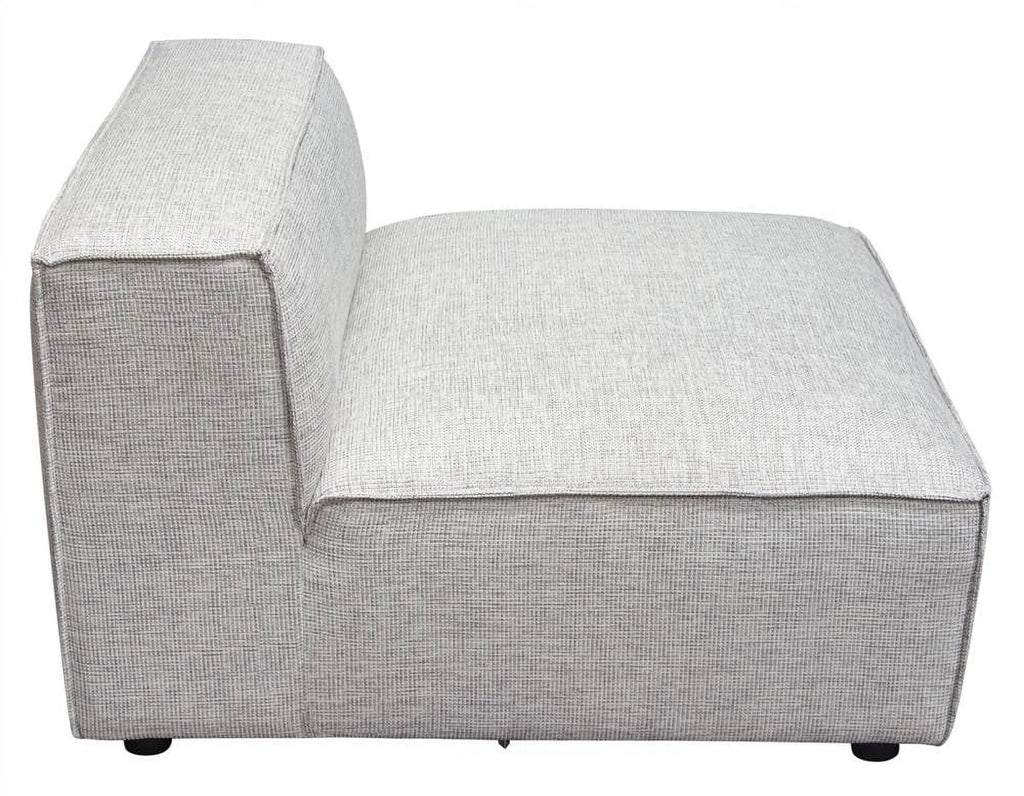Armless Chair in Barley Fabric T97350