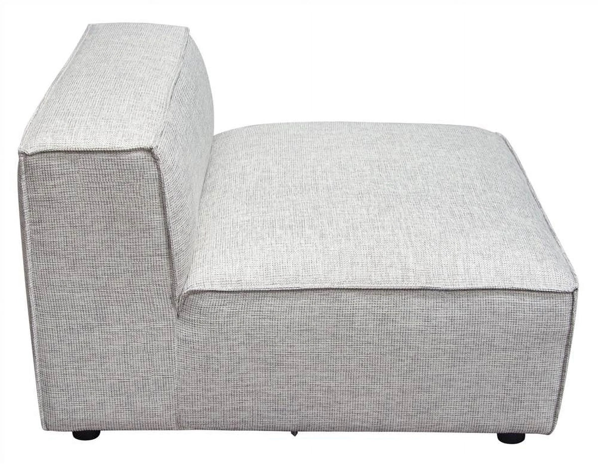 Armless Chair in Barley Fabric T97350