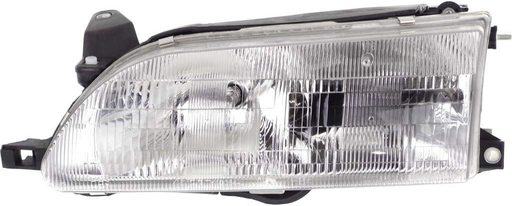 Toyota Corolla Headlight Assembly 1993-1997 Driver Side Pack of 2 M74704