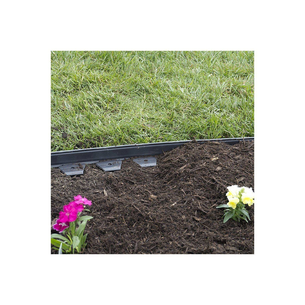 Plastic No-Dig Landscape Edging Kit, 100-Feet O762379