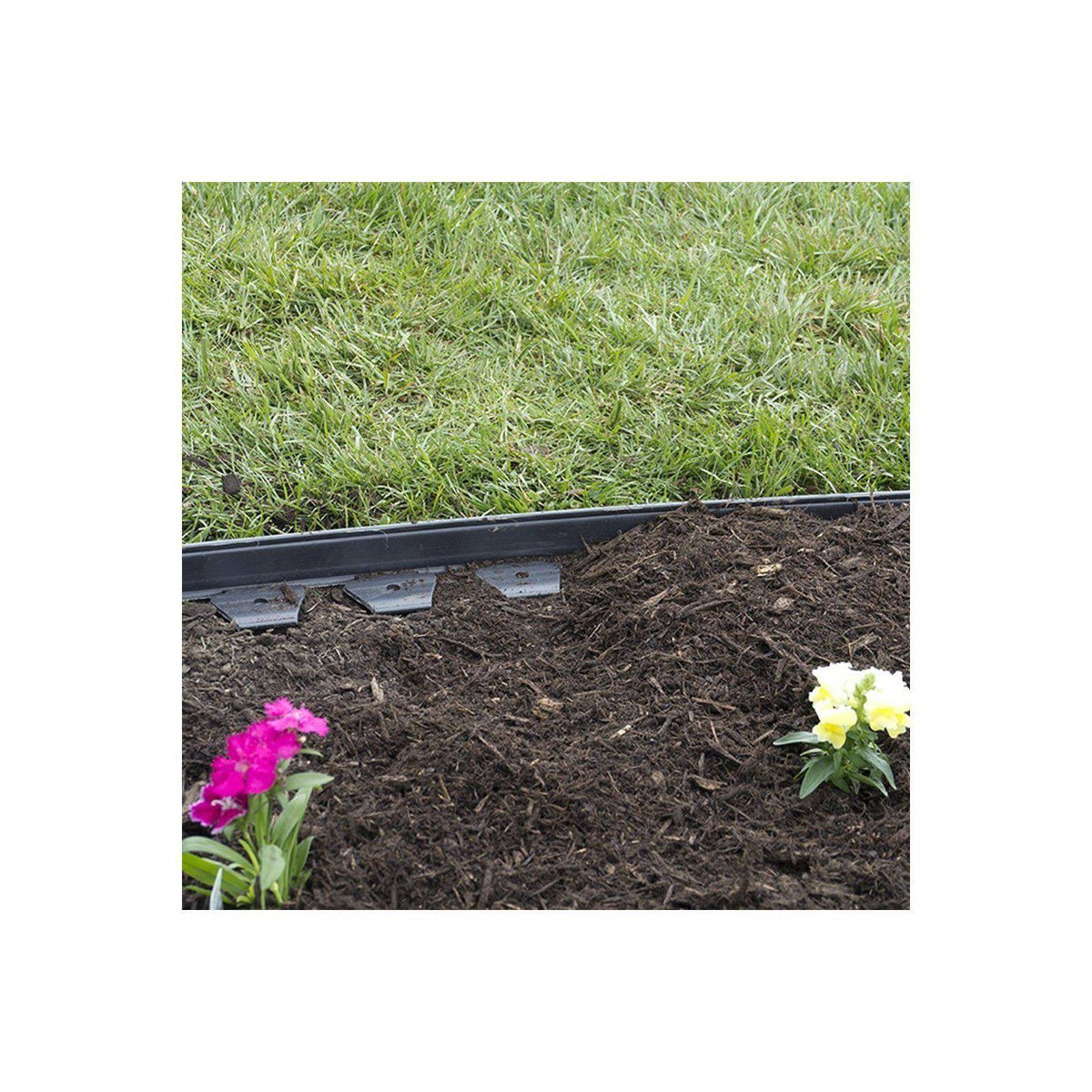 Plastic No-Dig Landscape Edging Kit, 100-Feet O762379