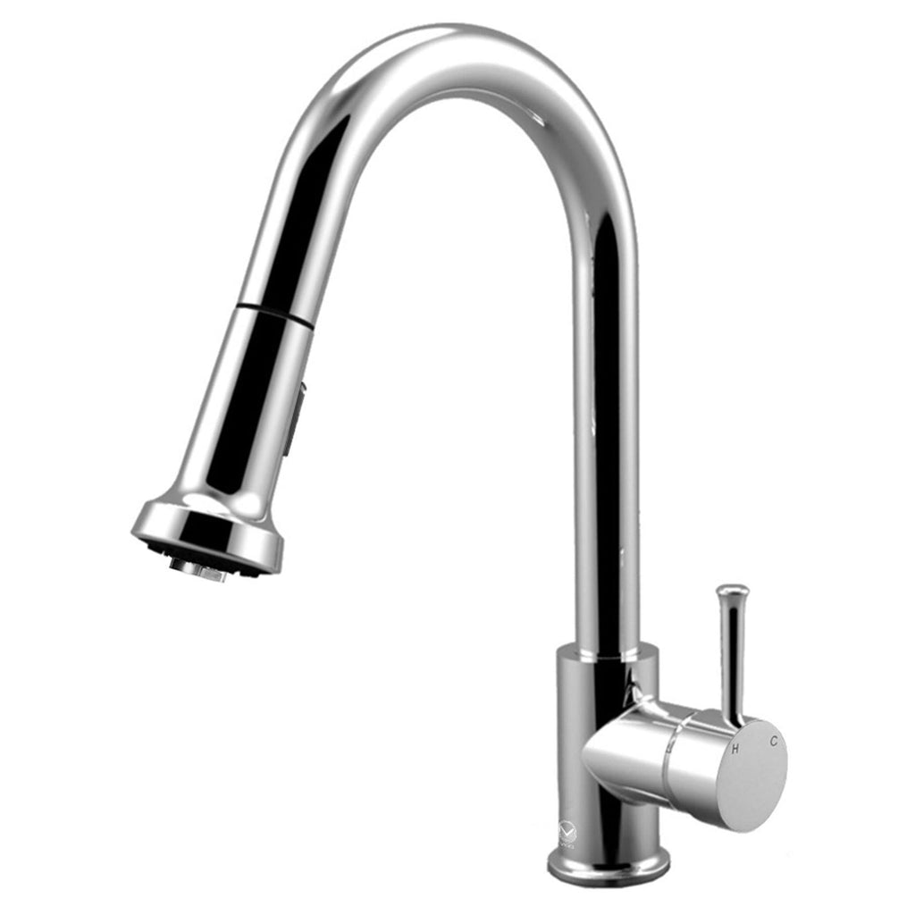 Chrome Pull-Out Spray Kitchen Faucet O45333