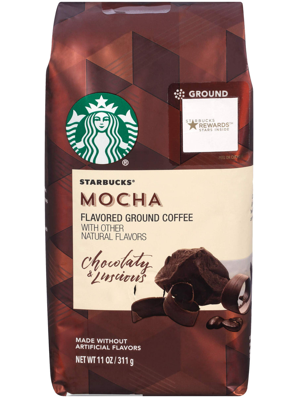 Mocha Flavored Ground Coffee, 11 Oz Q788