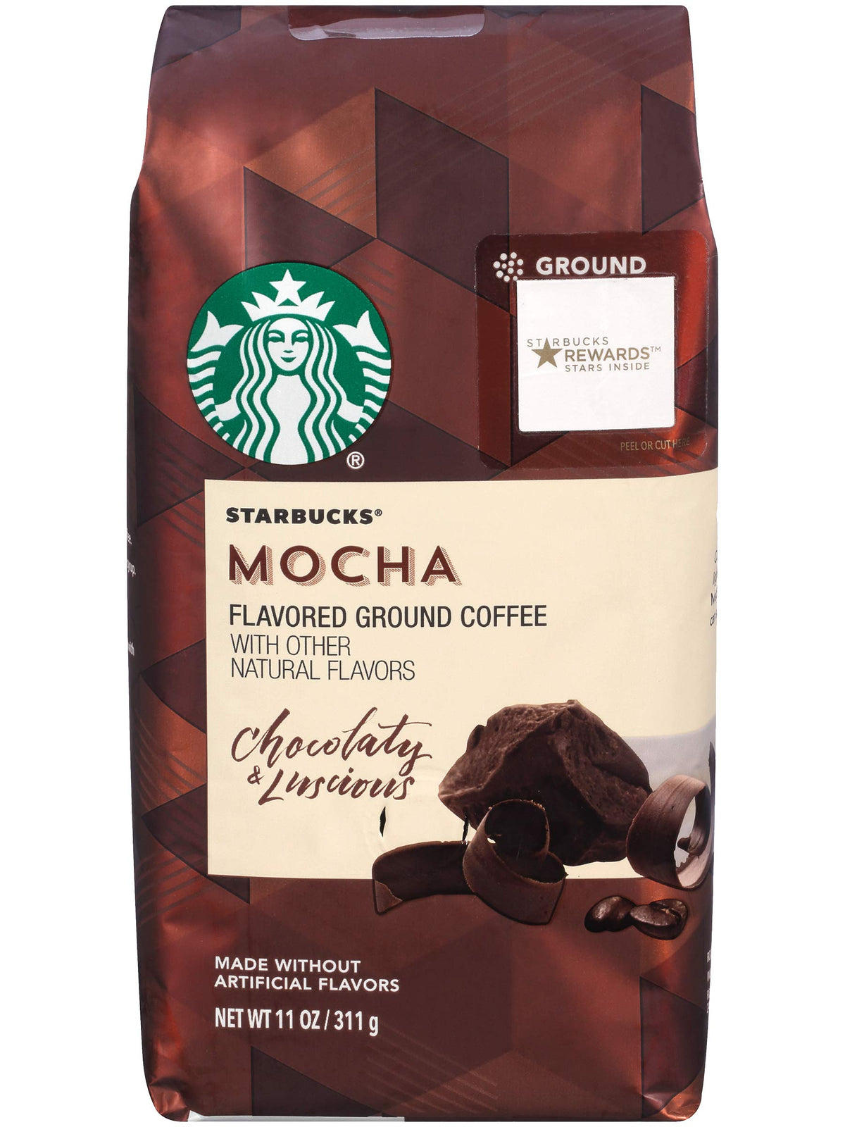 Mocha Flavored Ground Coffee, 11 Oz Q788