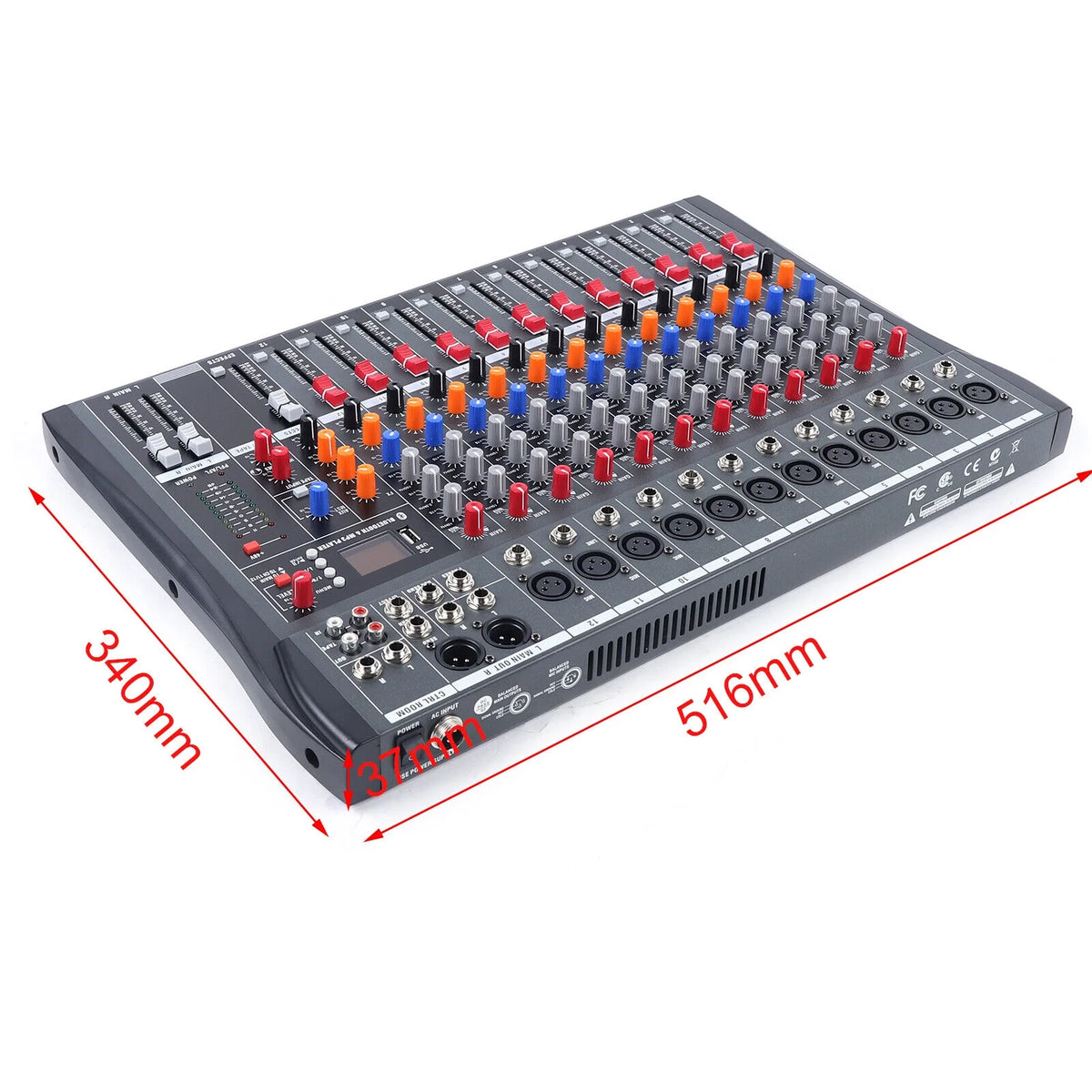 12 Channel Bluetooth Mixing Console W6750