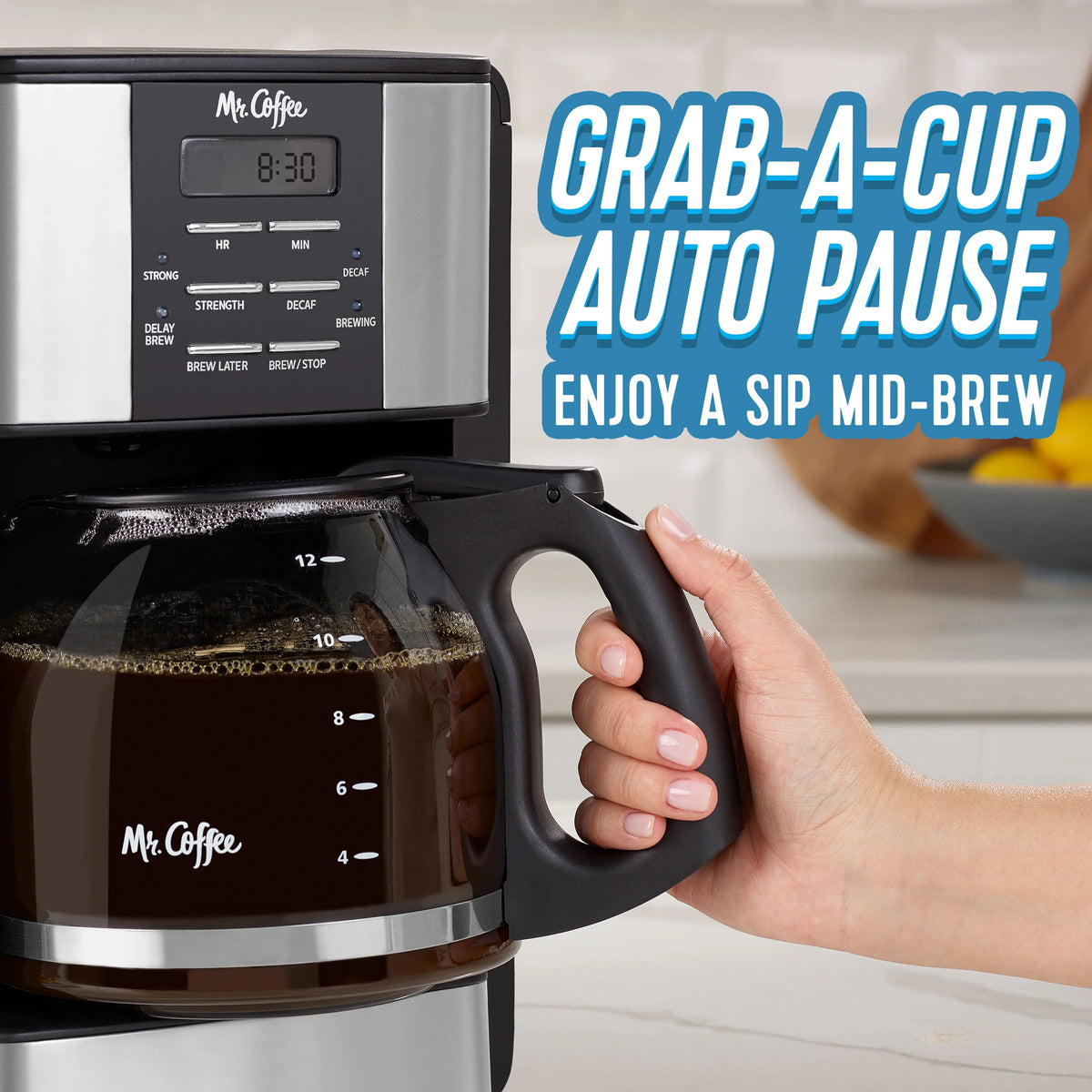 12 Cup Coffee Maker with Decaf Function L1438