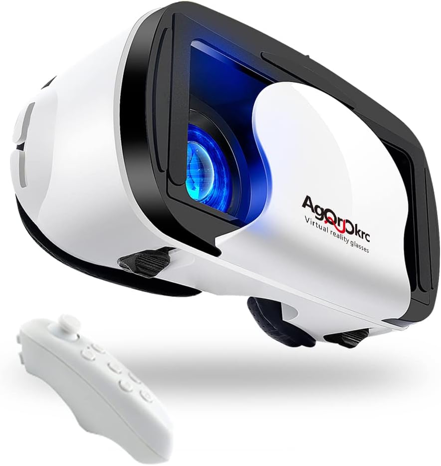 Adjustable 3D VR Headset with Controller I3666