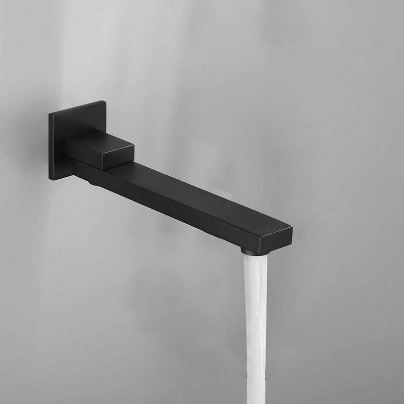 3-Spray Hand Shower Tub and Shower Faucet with 12 in. Rain Shower Head in Matte Black E7374
