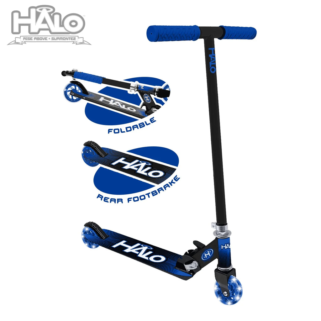 Blue 100mm Wheel Inline Scooter M867