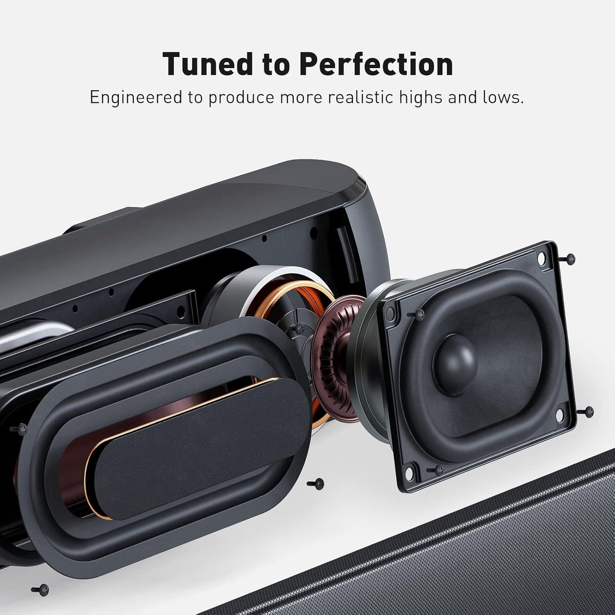 Bluetooth Sound Bar for TV, 18.35-Inch, Pack of 2 Y5190