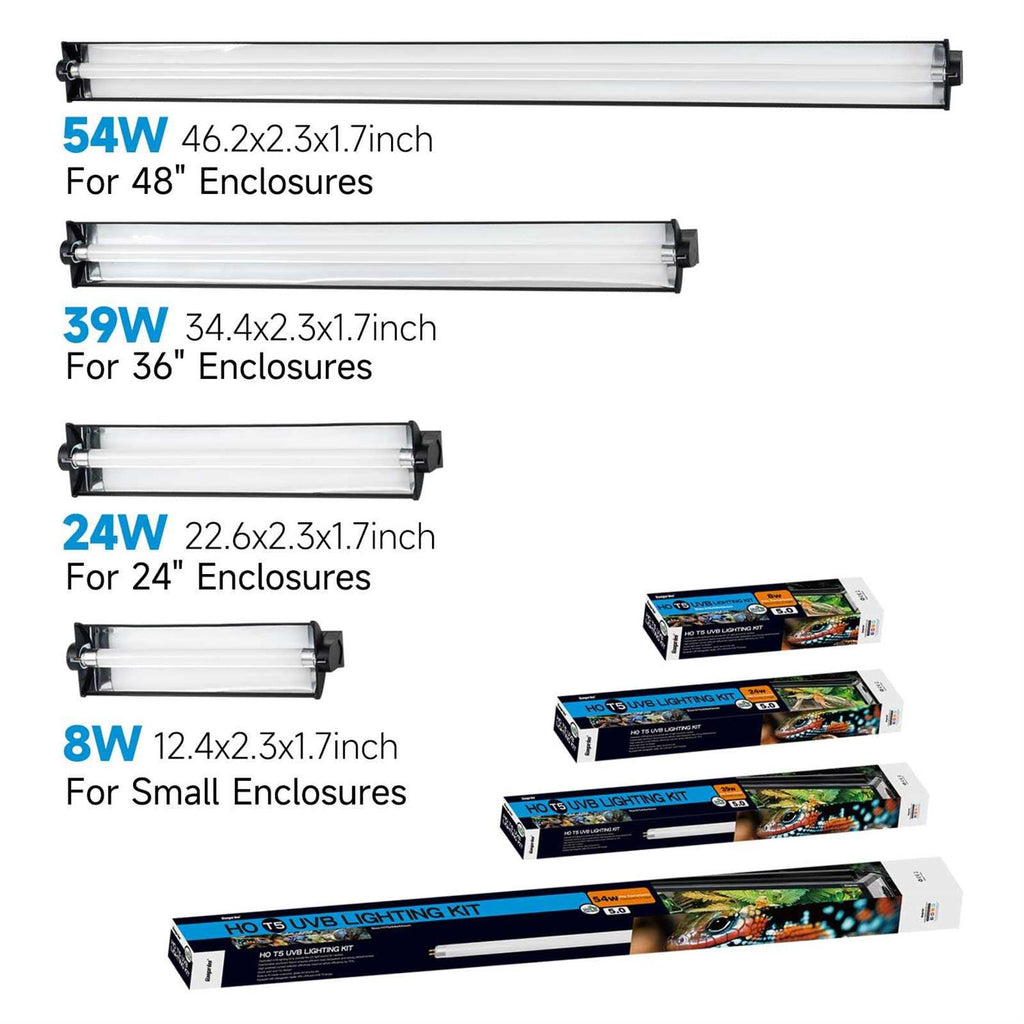 T5 HO UVB Lighting Combo Kit X6548