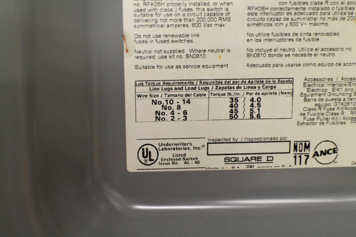 Heavy Duty Safety Switch N264