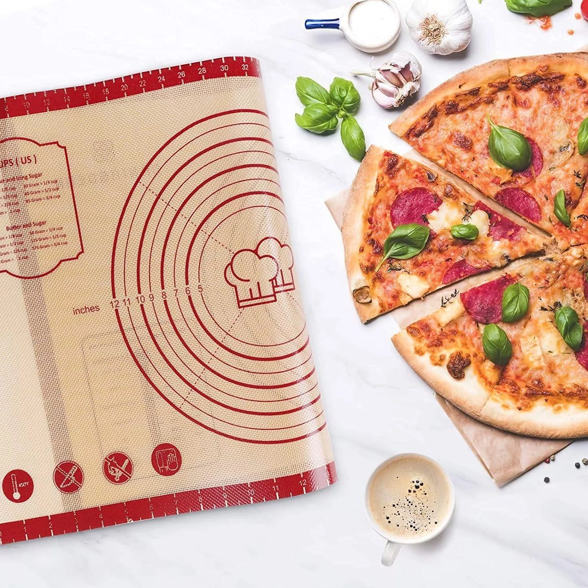 Extra Thick Large Non Stick Silicone Baking Mat O2600