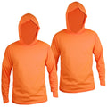 Hi Vis Orange Long Sleeve Safety Hoodie K683