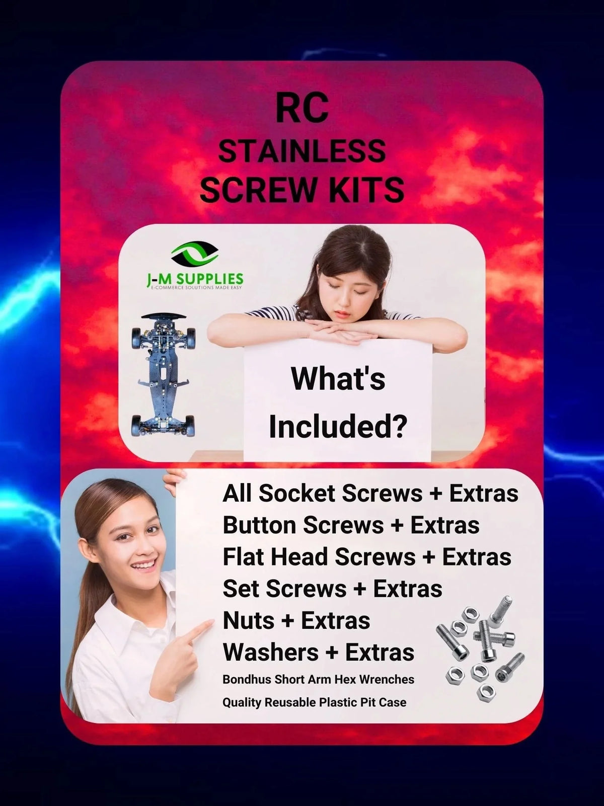 Stainless Steel Screw Kit S6408