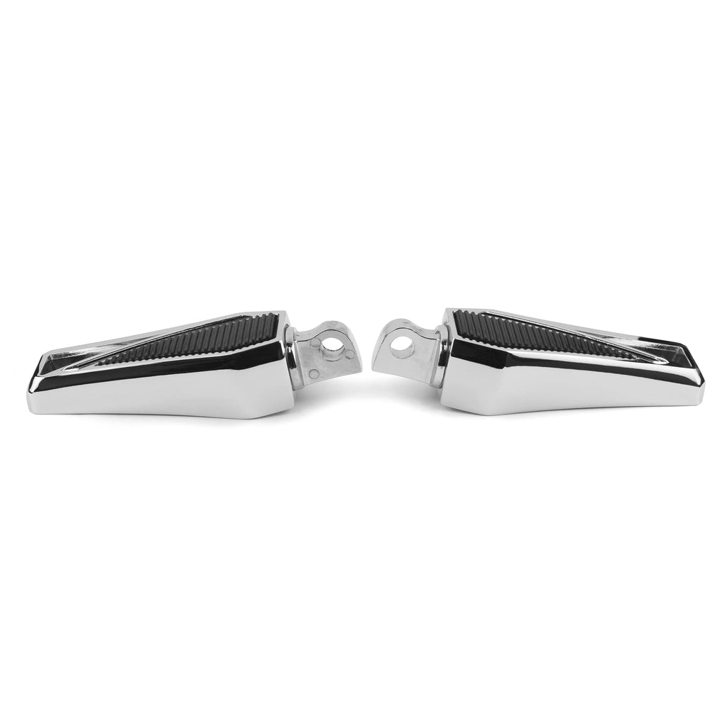 Chrome Foot Pegs Footrest, 1 Pair I900101