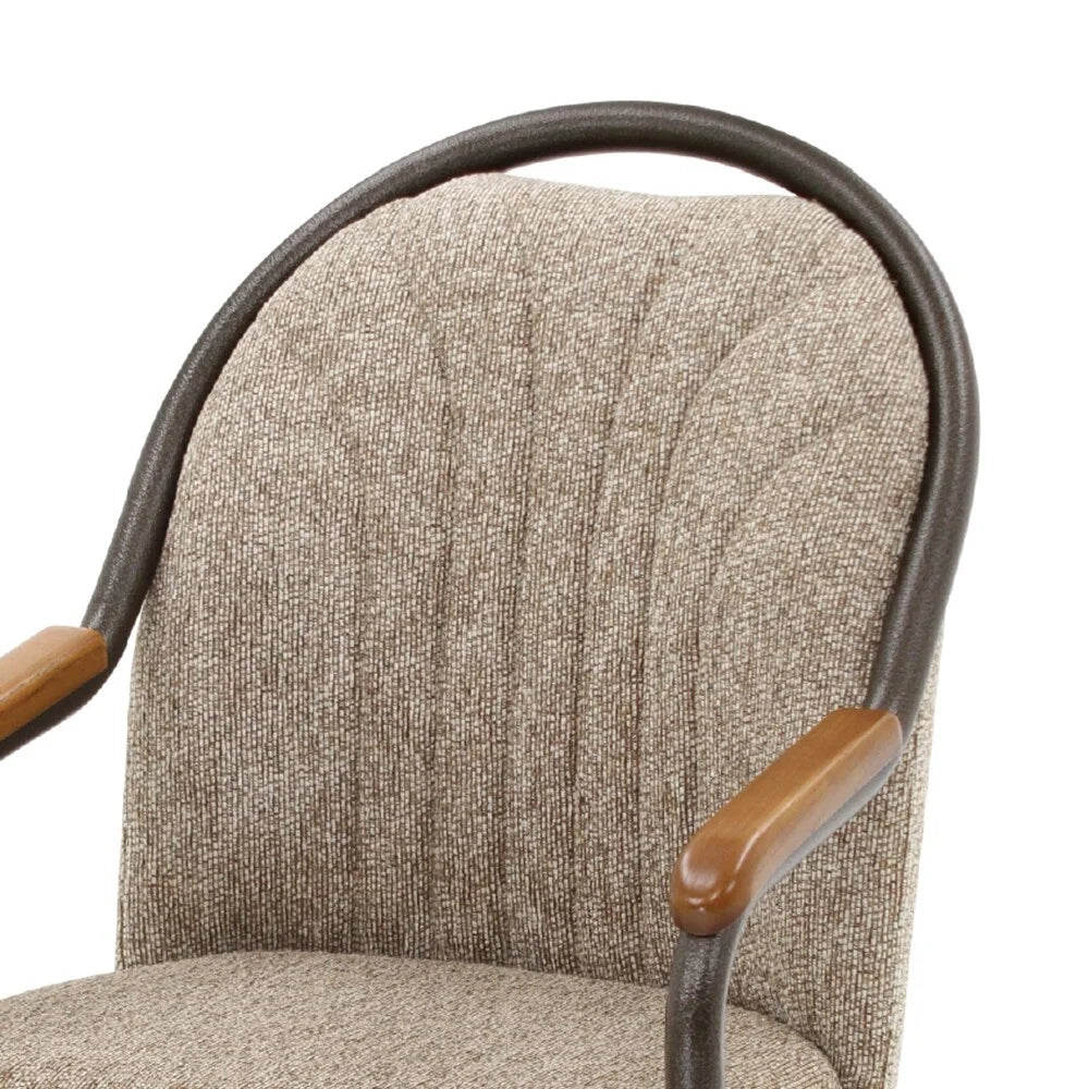 Chestnut Finish Dining Chairs Set of 2 E47712