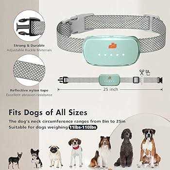 Automatic Anti bark Waterproof Rechargeable Dog Collar G4359