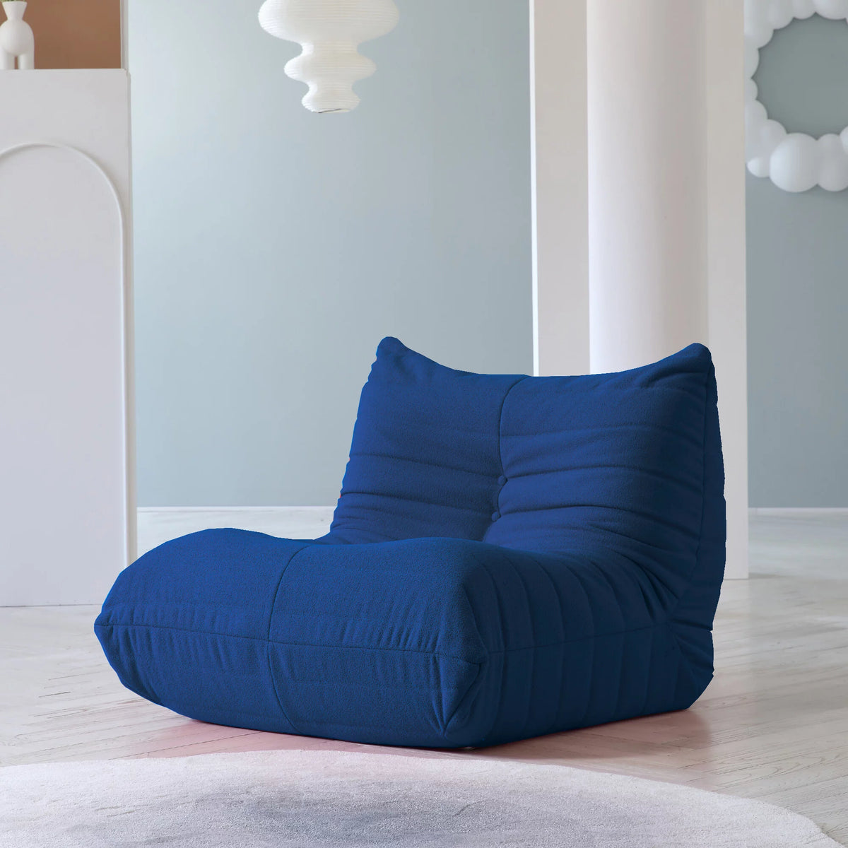 Blue Foam Single Seat Sofa O7766