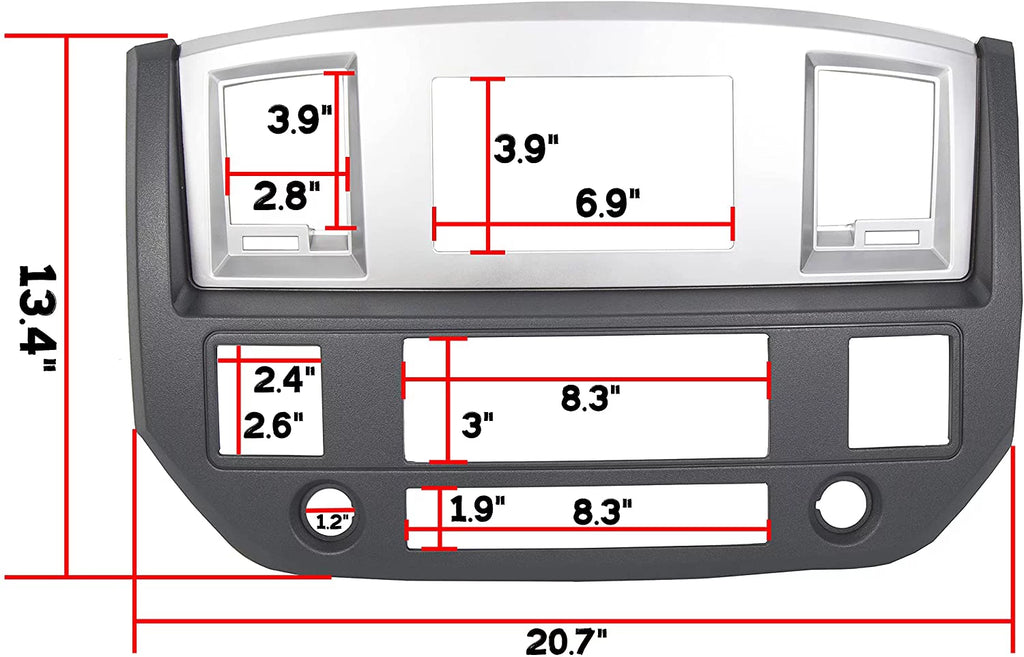 Double Din Dash Install Bezel Kit I15313