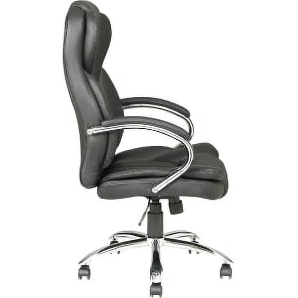 Black Ergonomic High Back PU Leather Office Chair with Lumbar Support O90376