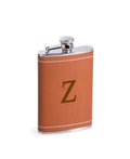 6 oz. Stainless Steel Leather Flask X45964