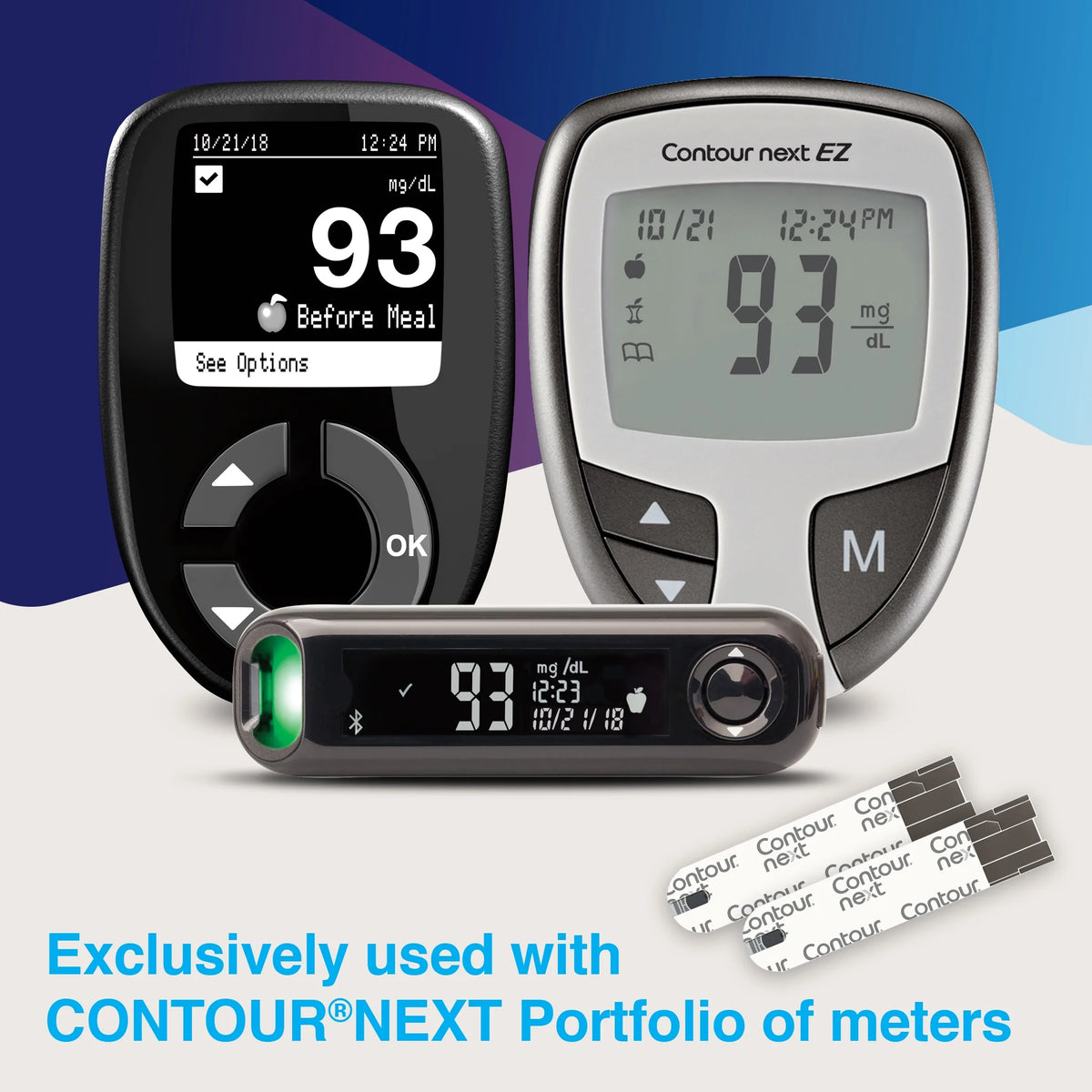 Contour Next Blood Glucose Test Strips, 100 Ct V453638
