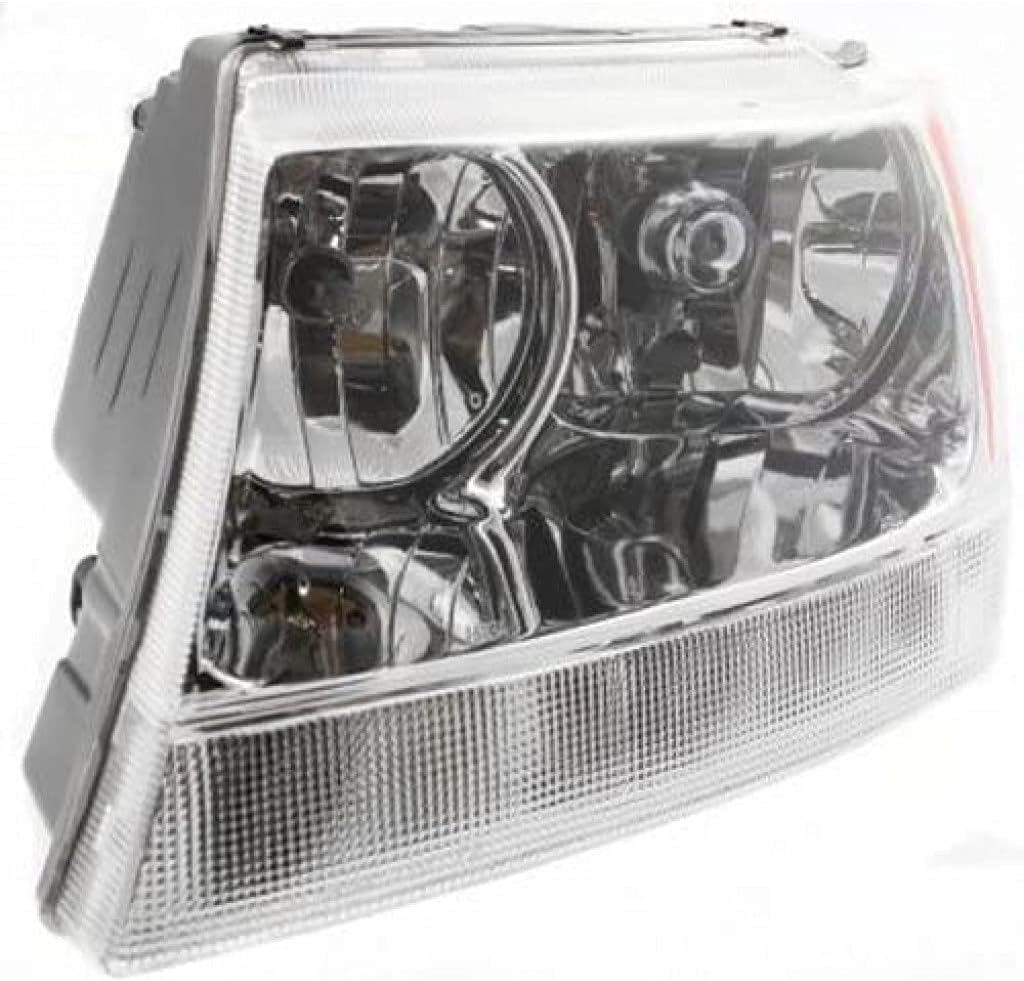 Headlight Assembly for Jeep Grand Cherokee 1999-2004 Pair Driver and Passenger Side Q279700