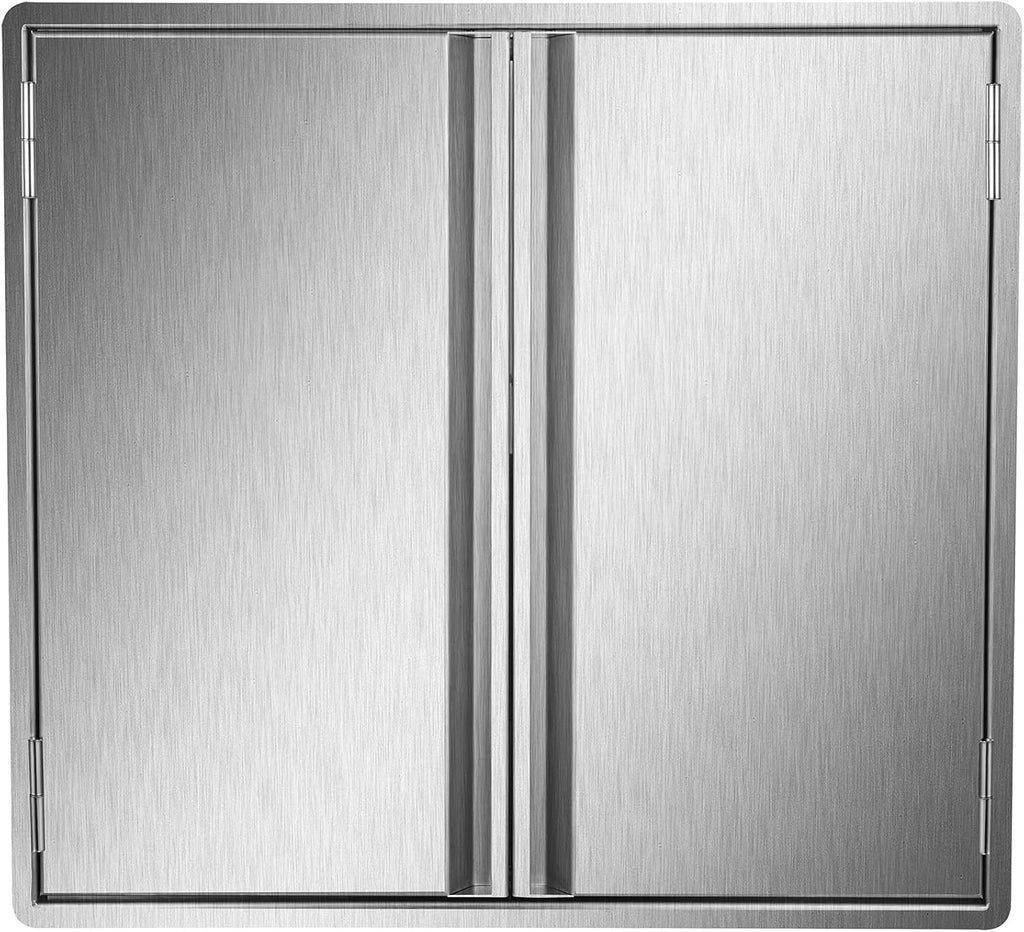 29.5W x 22H Inch Stainless Steel Outdoor Kitchen Doors V776922