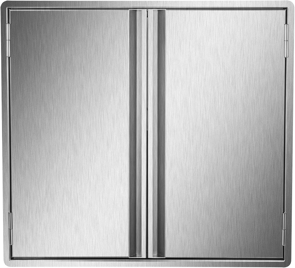 29.5W x 22H Inch Stainless Steel Outdoor Kitchen Doors V776922
