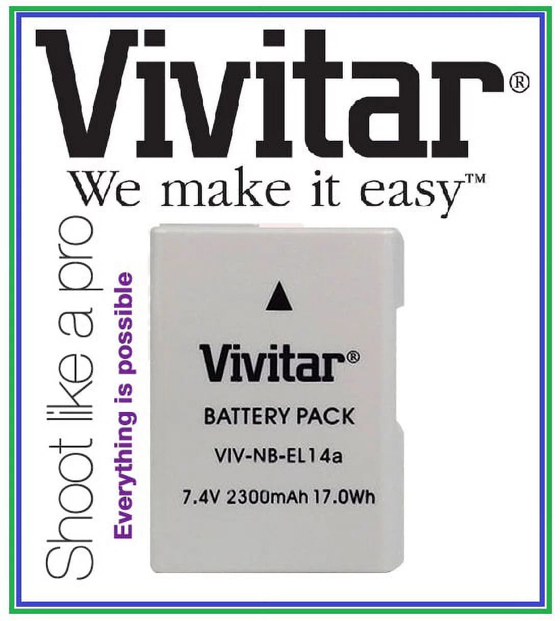 2-Pcs EN-EL14a Battery X401