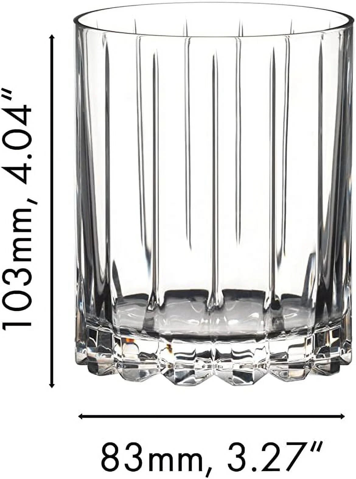 Double Rocks Glassware Pack Of 2 A255616