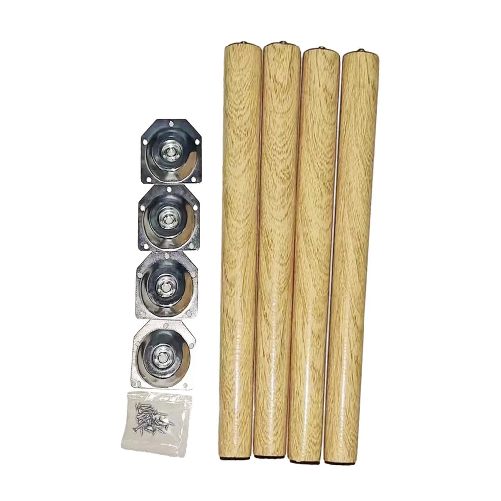 Wooden Furniture Legs 4 Pieces 30cm V620342