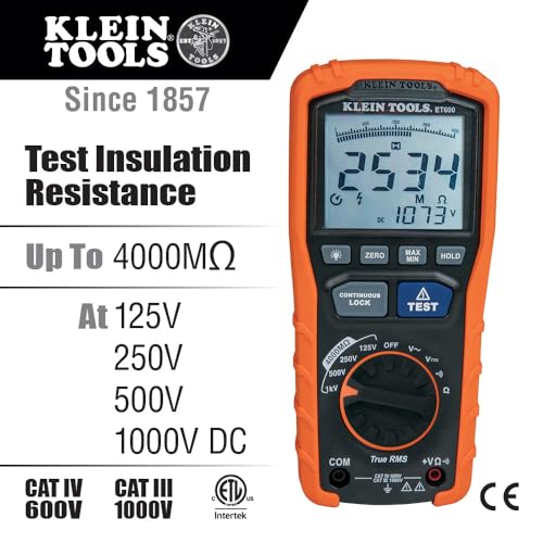 4000 Ohms Resistance Auto-Ranging TRMS Multimeter U29923