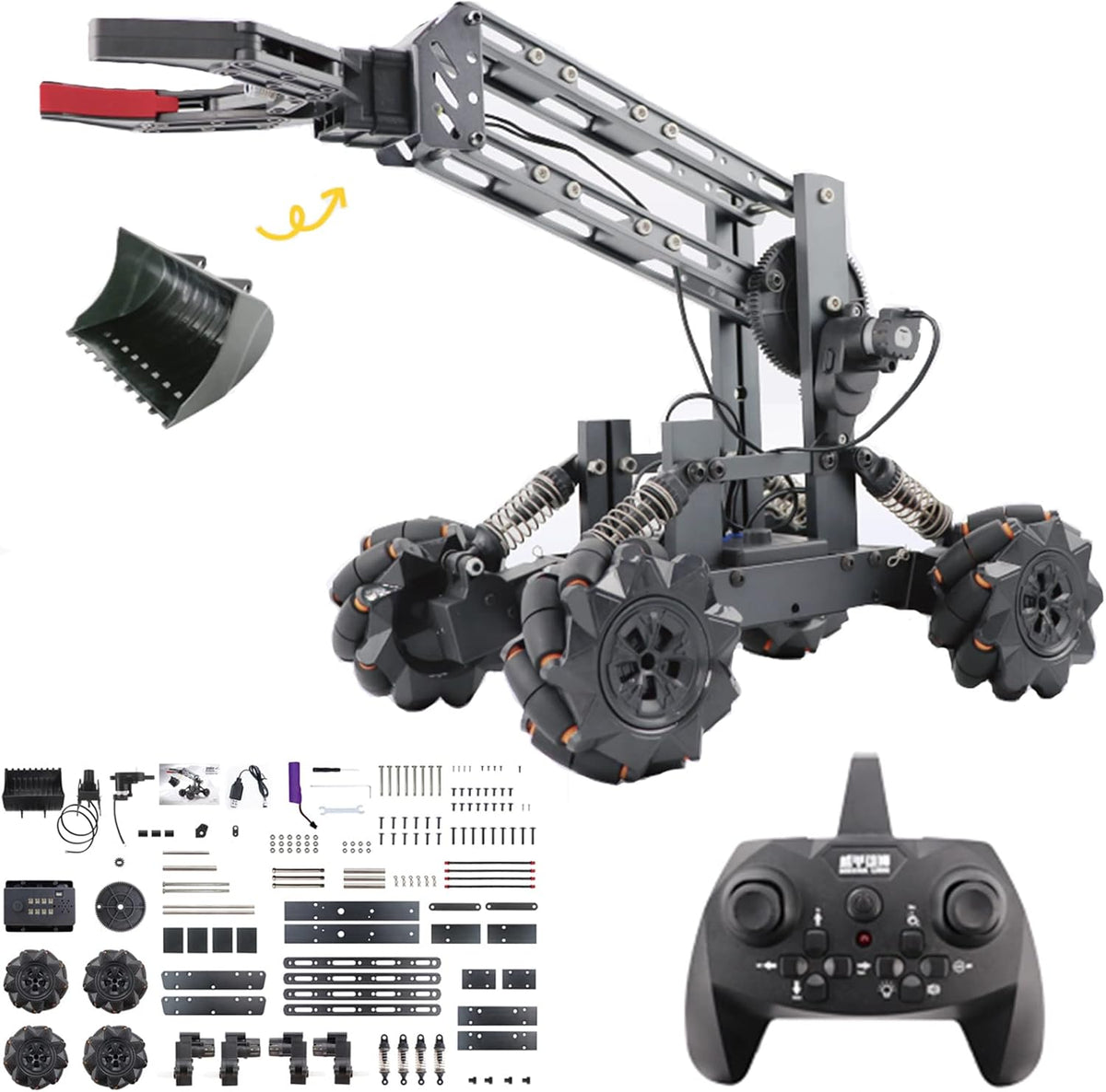 2-in 1 Science Kits with 4-DOF Robotic Car S35507