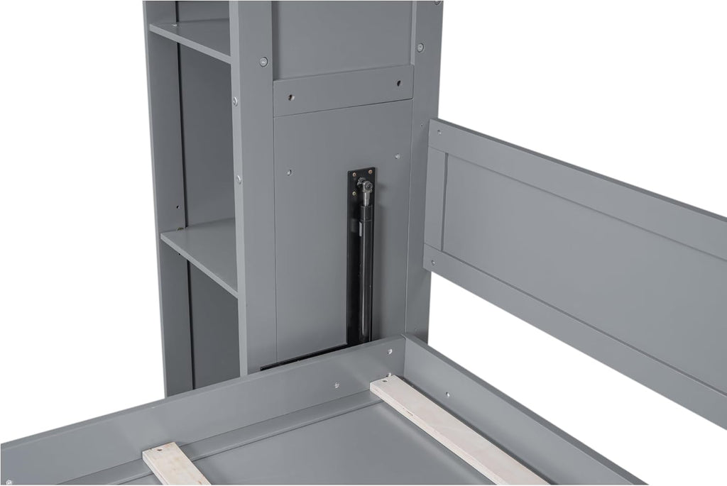 Queen Size Solid Wood Murphy Bed J403