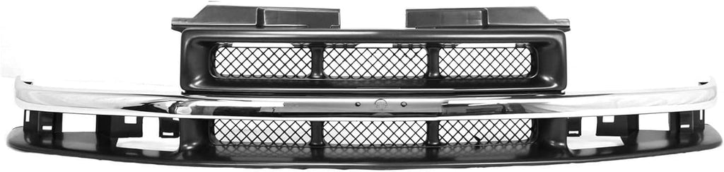 Front Bumper Kit Compatible With 1998-2003 Chevrolet S10 P357