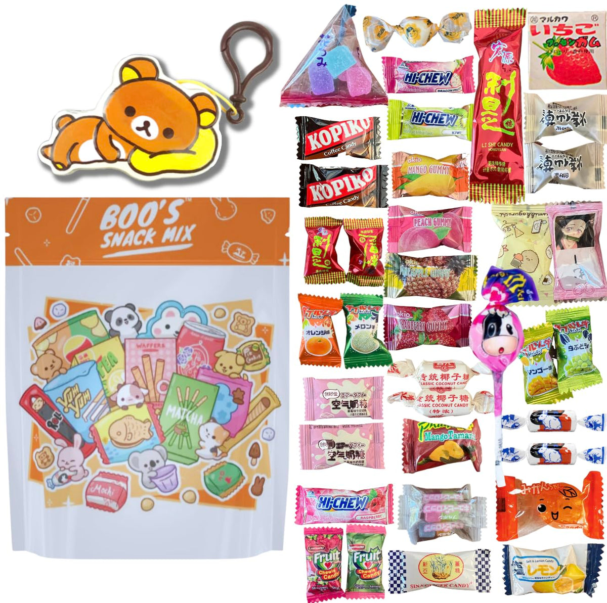 40pc Asian Mystery Candy Mix with Tin Z679131