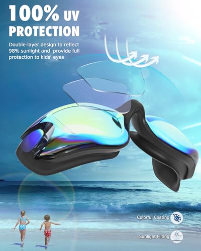 Kids Swim Goggles, Pack of 2 Y555478