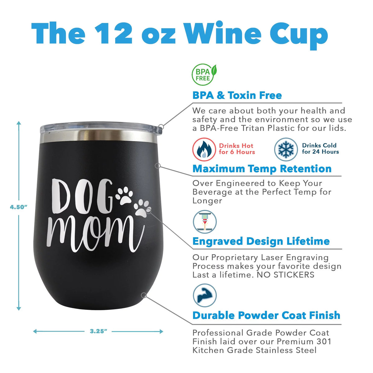 12 oz Red Wine Cup A7016