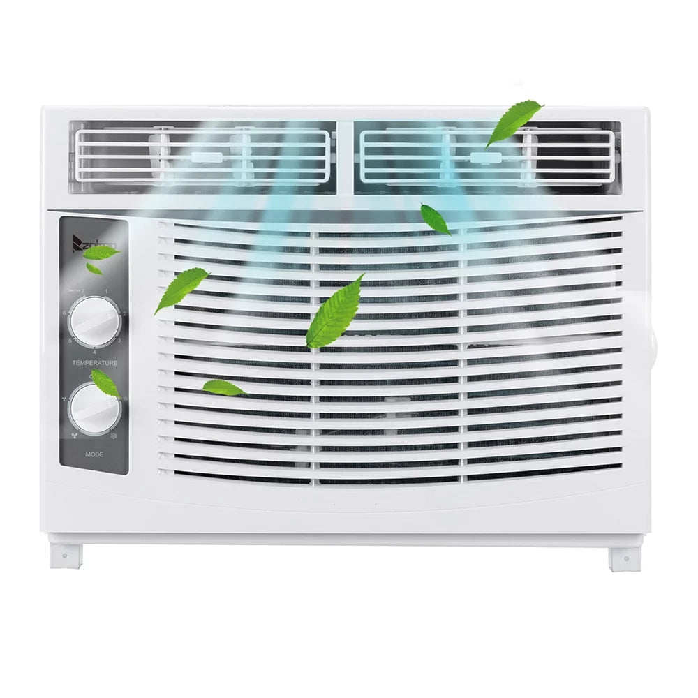 5000 BTU 115V Window-Mounted Compact Air Conditioner, White P692