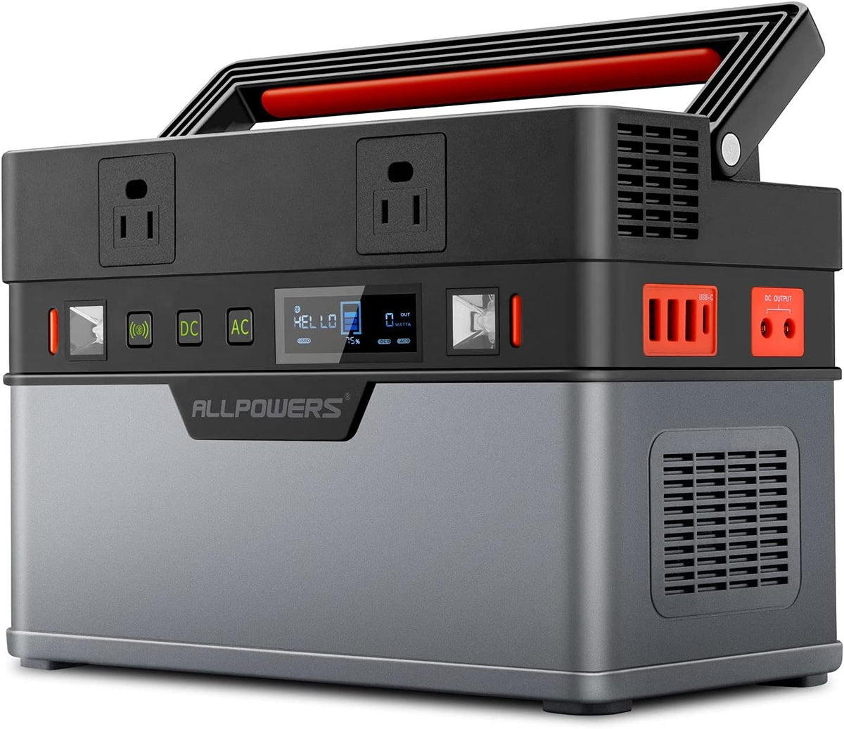 500W Power Station with Solar Panel Included, 606Wh Solar Generator with Monocrystalline Portable Solar Panel 100W I6459