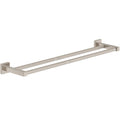 18x22 Double Rail Towel Bar - Satin Nickel V280