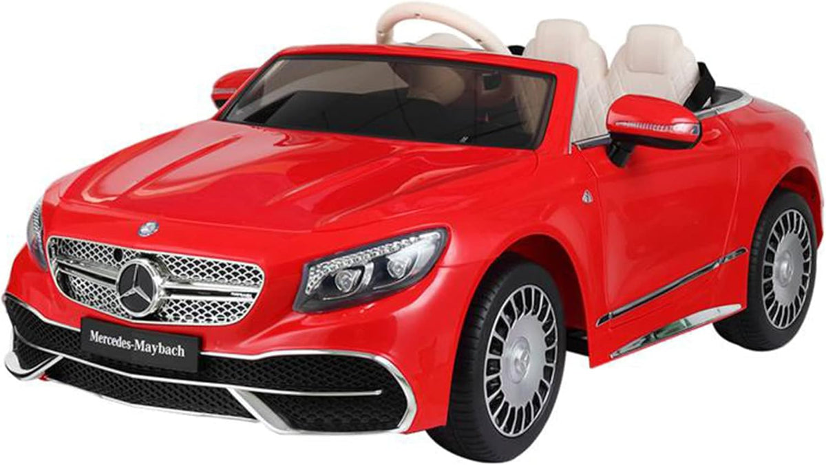 12V Licensed Mercedes Maybach S650 Ride on Car with Remote Control, Electric Ride on Vehicles Cars for Kids w/ MP3 Bluetooth, Black P601