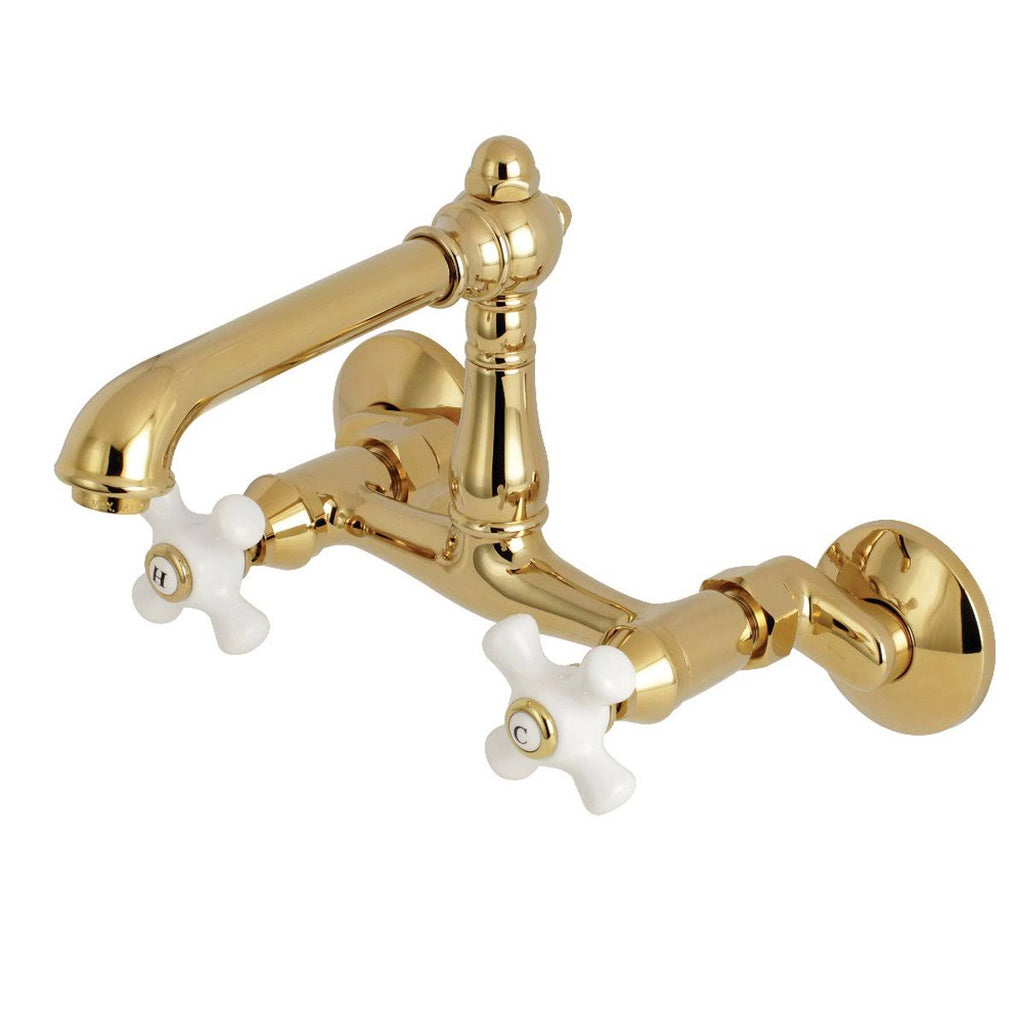 Oil Rubbed Bronze Wall Mount Kitchen Faucet Z614